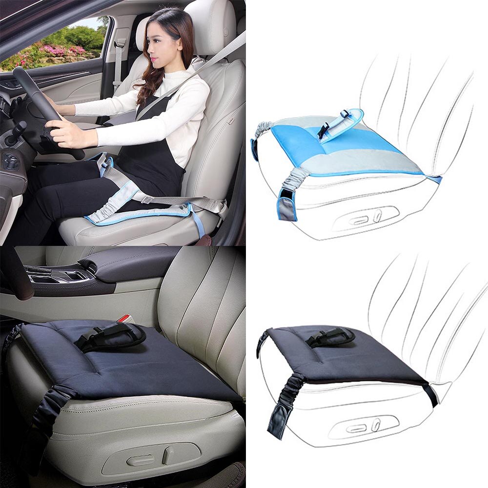 Zacht Ademend Verstelbare Moederschap Bump Riem Auto Bescherming Zitkussen Cover Pad Autogordel Kussen voor Zwangere Vrouwen
