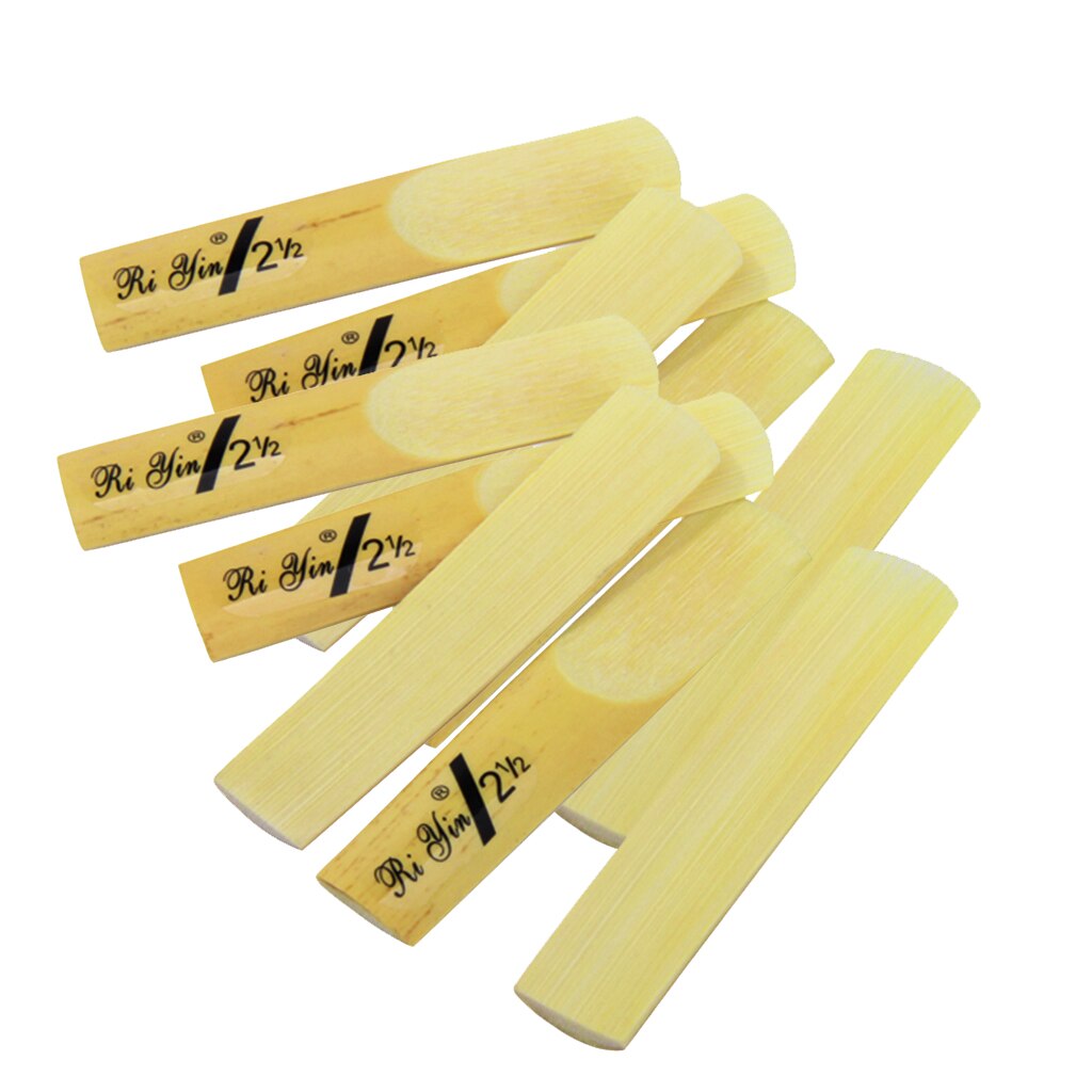 10pcs Reed Strength 2.5 2-1/2 Reeds Bamboo for alto Saxophones