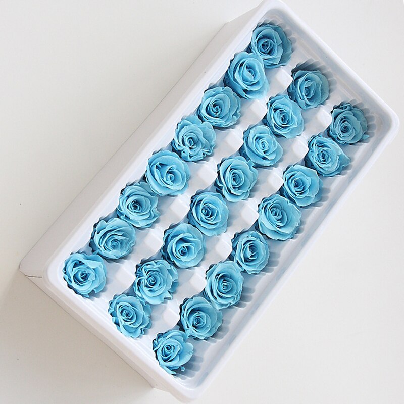 24pcs/box Preserved Flowers Eternal Life Flower Rose in box Immortal Flowers mothers day Material Box DIY Level B 2-3: N