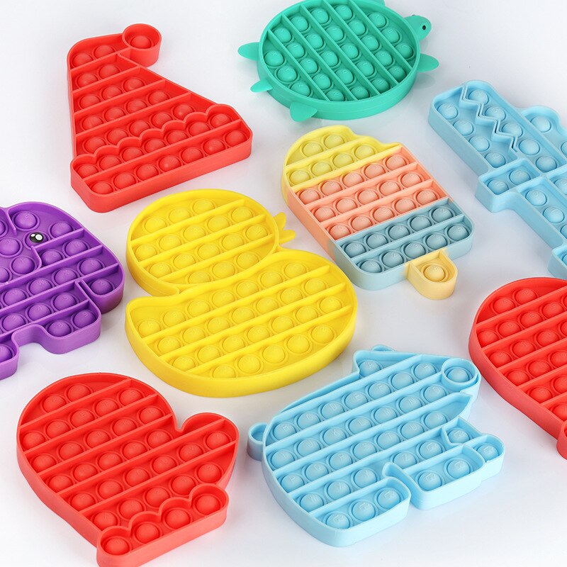 Push Pop Bubble Sensory Toy Autism Needs Squishy Stress Reliever Toys Adult Child Funny Anti-stress Pop It Fidget Reliver Stress