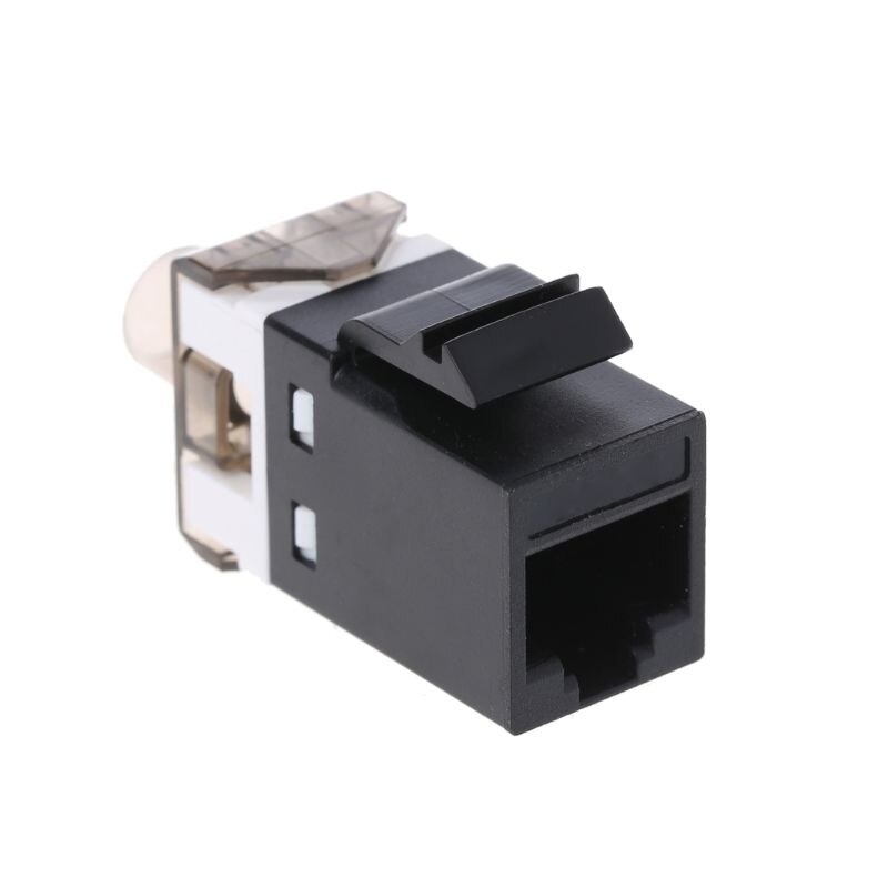 2Pcs UTP CAT6 Modulo di Rete RJ45 Adattatore del Cavo del Connettore Keystone Martinetti