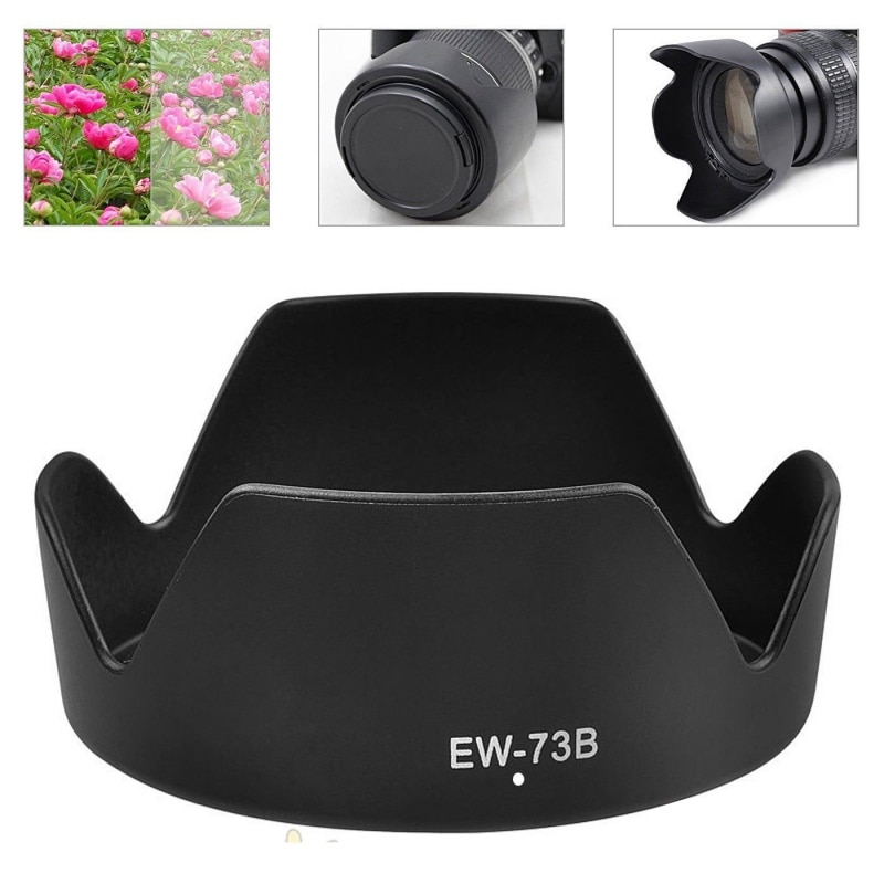 Lens Hood EW-73B EW-60C EW-63C Lens Hood for Canon 100d 700d 18-135 18-55