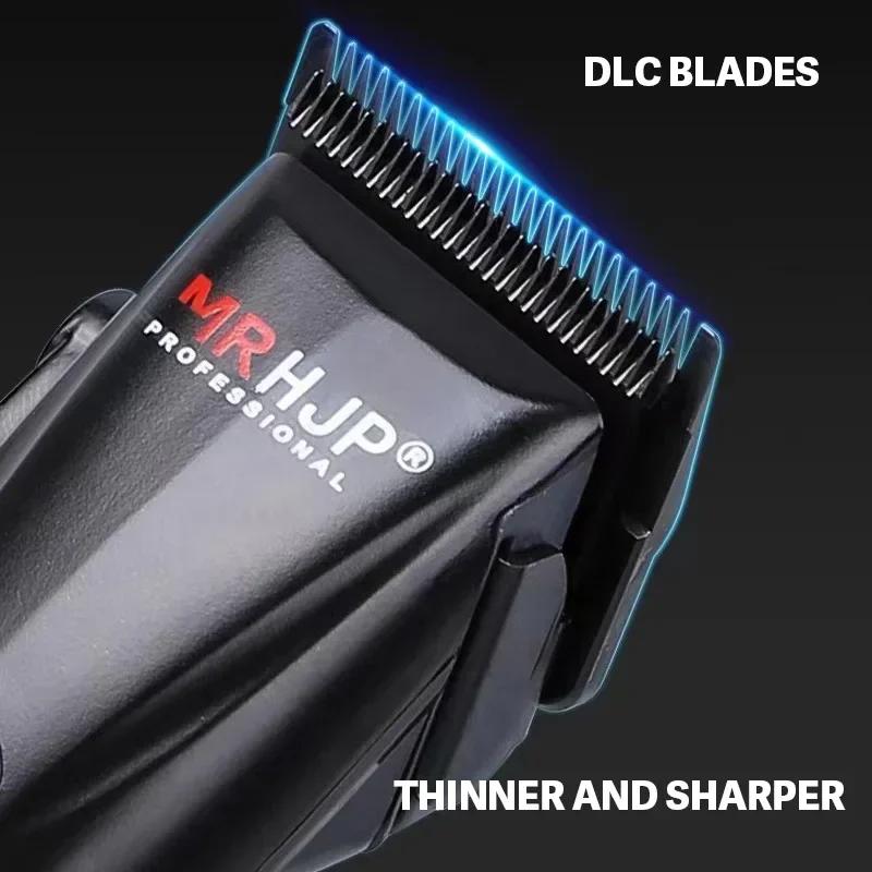 D9- gravur-ölkopf-haarschneider, spezial-friseursalonklinge aus dlc-beschichtetem kohlenstoffstahl, 7000 u/min elektrischer haartrimmer