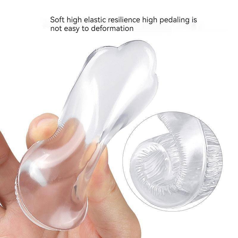 2 pçs medial calcanhar lateral cunha palmilhas de silicone supinação pronation gel corretivo adesivo sapato inserções para alinhamento do pé