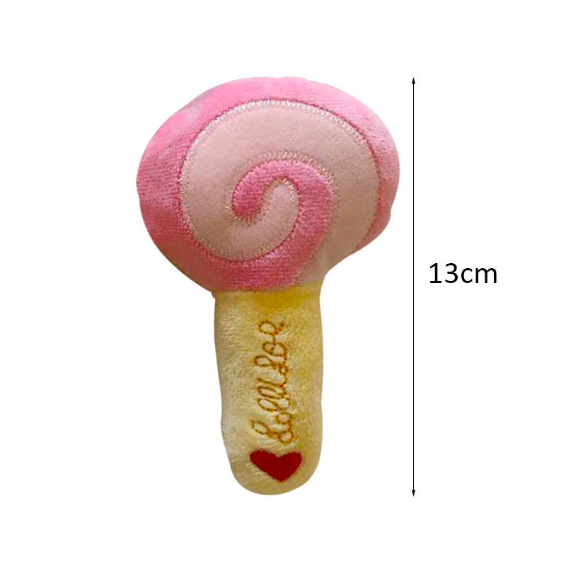 Juguetes chirriantes para perros y gatos, juguete de peluche suave para mascotas, pequeño juguete para perros pequeños, Chihuahua, Pomerania, Happy Time, suministros para mascotas: Borgoña