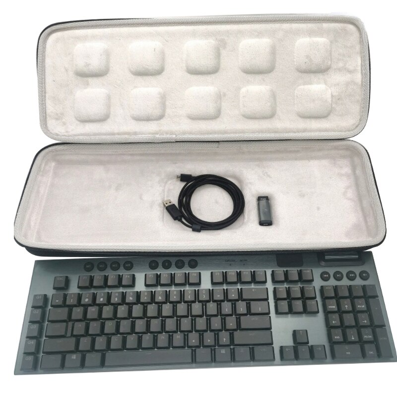 EVA Hard Case for logitech G913/G913 TKL Wireless Bluetooth-compatible Keyboard Carrying Protective Simple Storage Bag