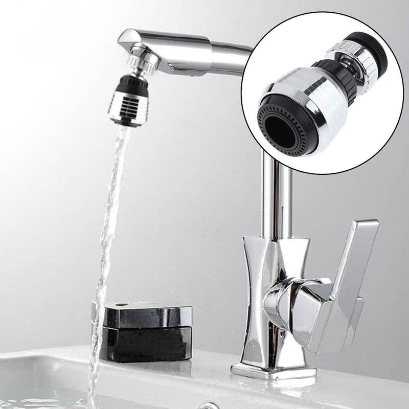 Grifo aireador de cocina, difusor de ducha de agua ajustable de 360 grados, ahorro de conector, boquilla para grifo de agua B4D8