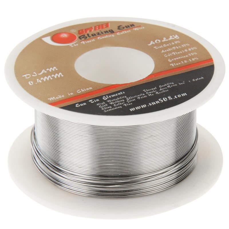 Fil de soudure de fonte de plomb d'étain de Flux de fil de soudure de 0.4mm