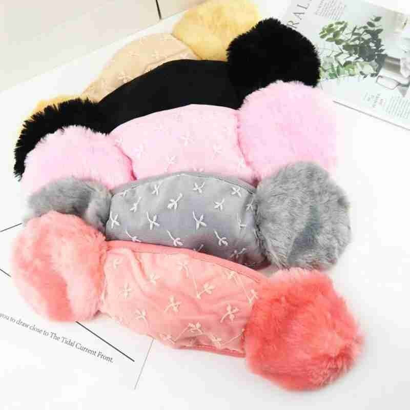 2 in 1 Ohr Wärmer Frauen Warme Kopfhörer Vlies Winter Frauen Ohrenschützer Maske draussen Reiten Zubehör unisex Ohr Wärmer Frauen