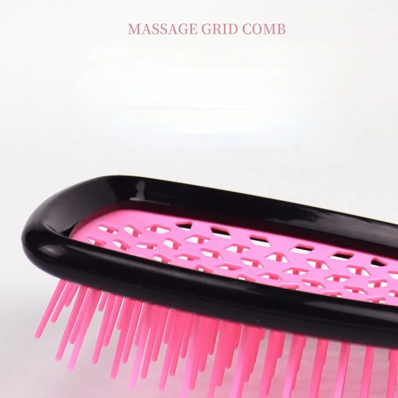 Air Cushion Comb Hair Massage Wet Dry Comb Anti-static Hollow Out Wet Curly Hair Brushes Barber Styling Tool