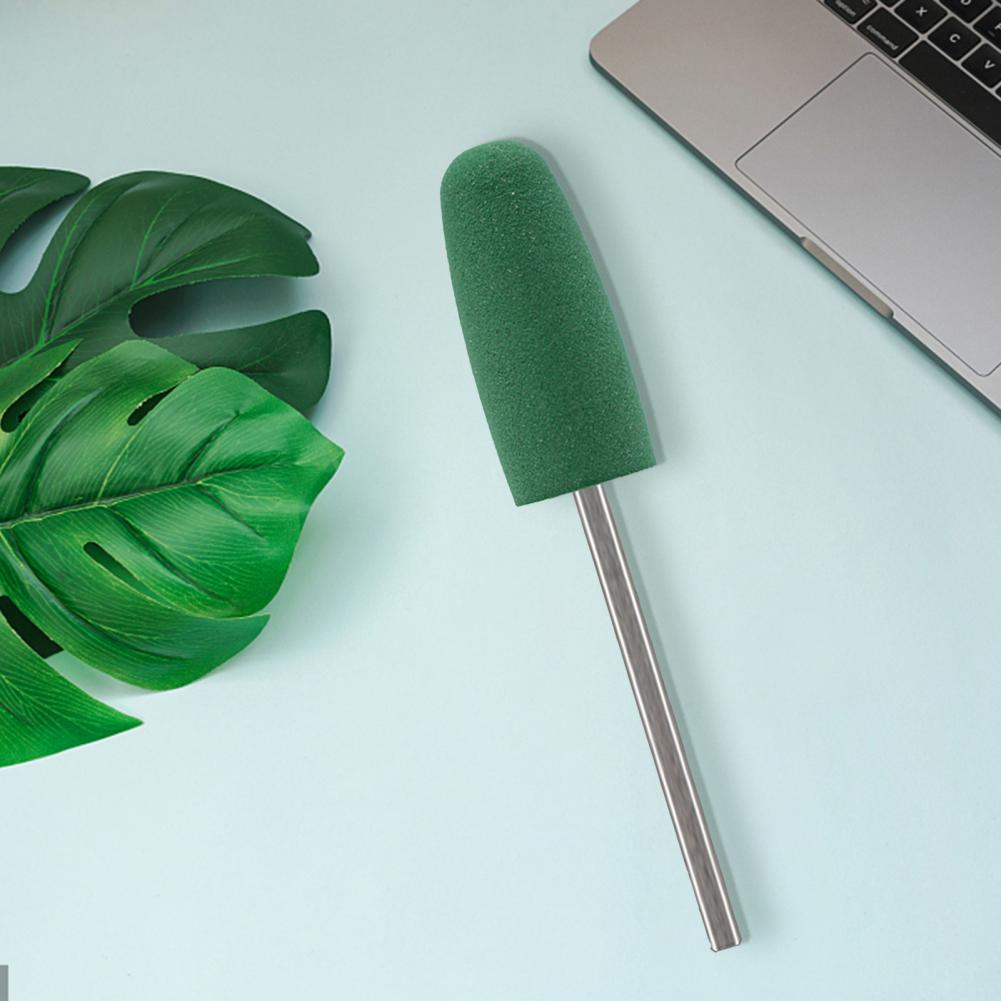 Nail Drill Bit Silicone Cutter Multi-function Portable Nail Buffer Electric Rubber Buffer Manicure for DIY Nail Art