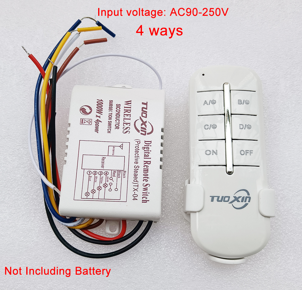 Digital Remote Control Light Switch Wireless ON OF... – Grandado