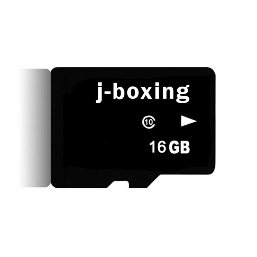J-Boksen 16Gb Tf Geheugenkaart Klasse 10 Tf Flash Geheugenkaart 16Gb Met Adapter Voor mobiele Telefoon, tablet, Camera, Brand, Gopro