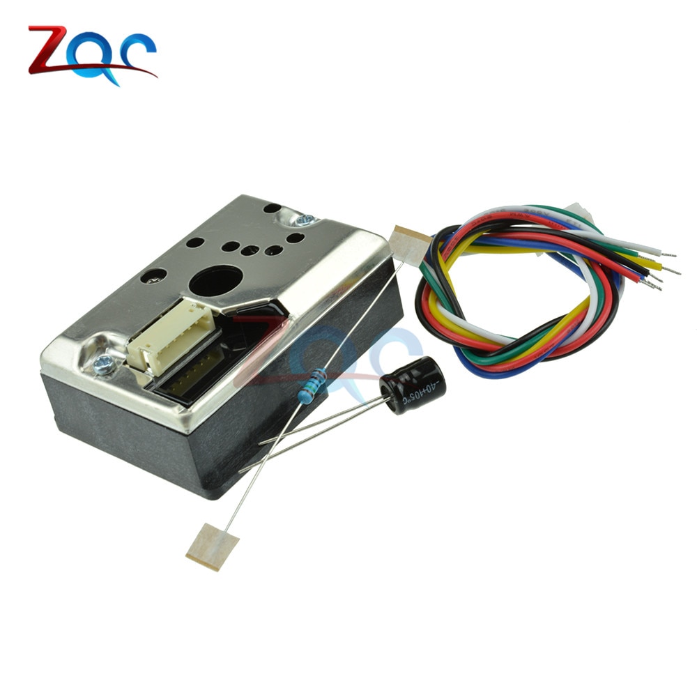 GP2Y1014AU0F Compact Optical Dust Sensor Compatible GP2Y1010AU0F GP2Y1010AUOF Smoke Particle Sensor With Cable