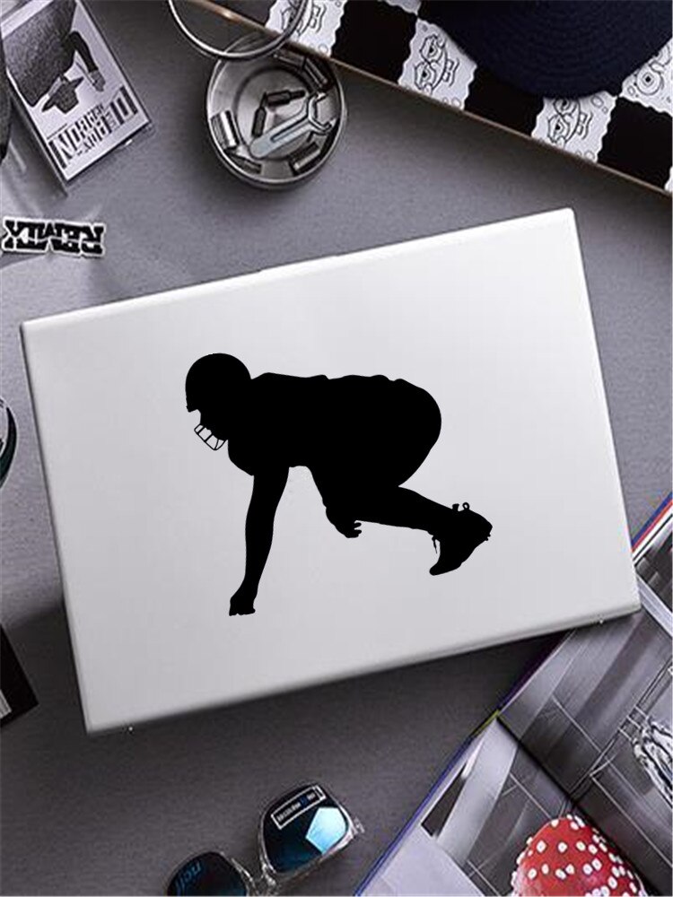 Toilet Stickers Rugby Player Removable One Piece Waterproof Painting Vinyl Sticker Home Decoration For WC Car Wall Art Diy Decor