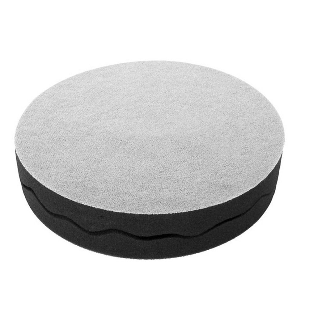 Esponja rueda esponja para encerar protección de pintura de coche 2 uds esponja disco de pulido negro onda pulido
