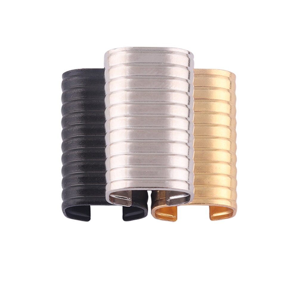 Ribbon End Clamps with Loop,20mm Ribbon Cord Rope Clips End Fastener Lanyard clip Leather End Crimps webbing key fob hardware