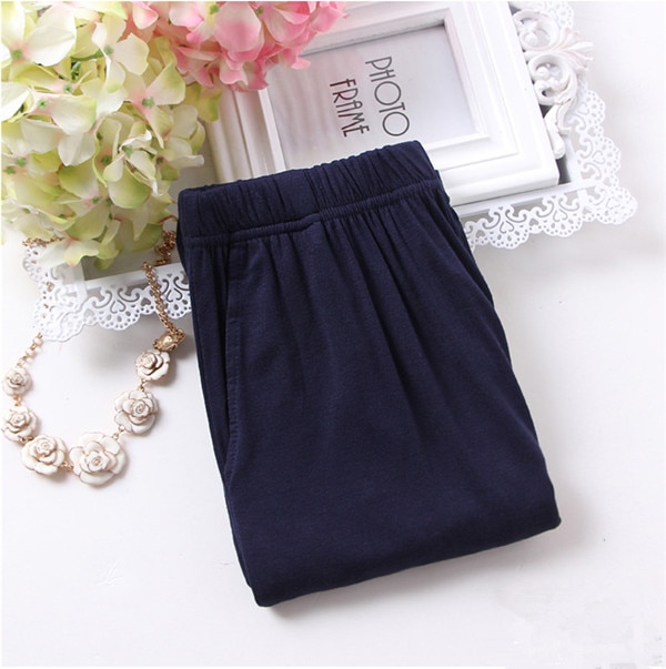 Été pyjama pantalon coton short pour dormir femmes pantalon pour la maison pyjama pantalon salon sous-vêtements grande taille XXL 3XL Q223