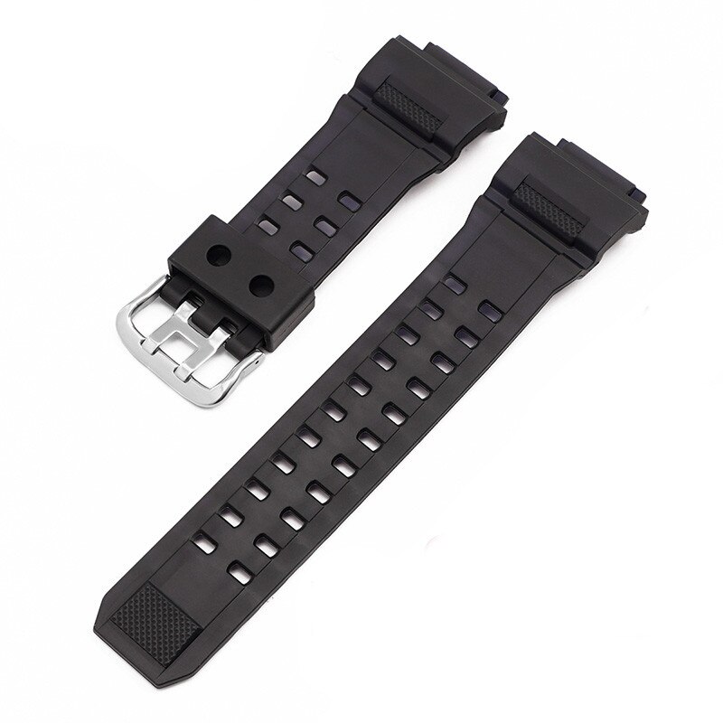 Correa de goma de silicona para reloj Casio G-SHOCK para hombre, repuesto deportivo, resistente al agua, accesorios de pulsera, gw9400: Black transparent
