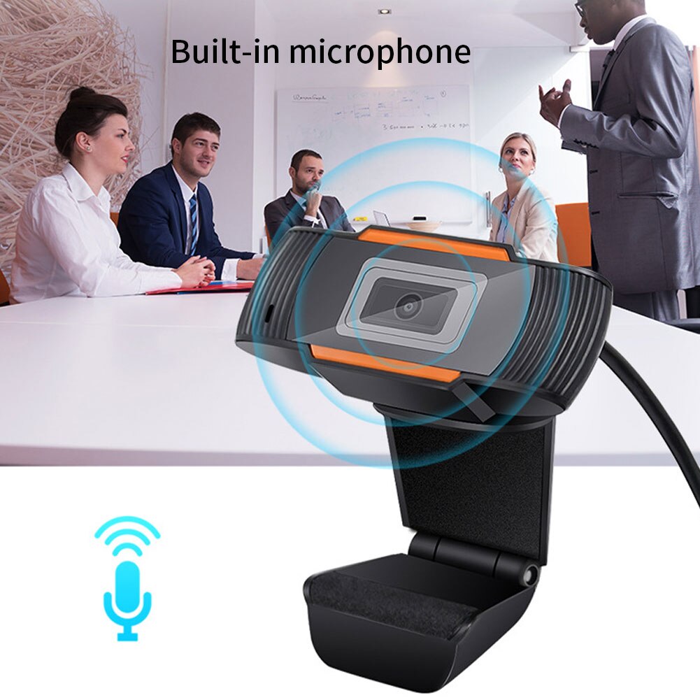 Webcam 1080P 720P 480P Full HD Web Camera Built-In Microphone Rotatable USB Plug Web Cam For PC Computer Mac Laptop Desktop