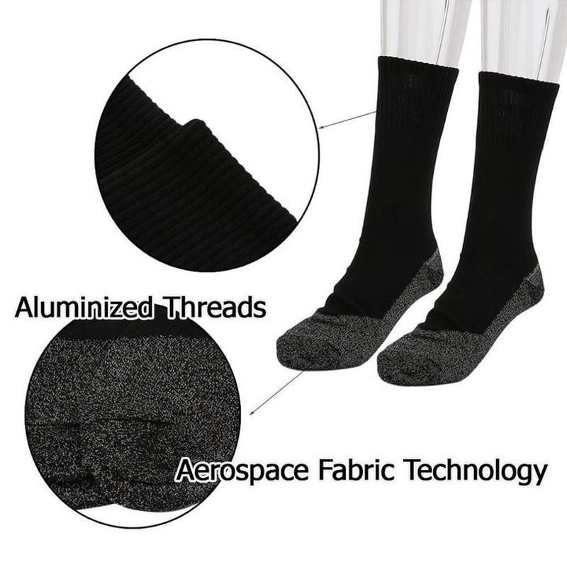 35 Below Socks Keep Your Feet Warm and Dry As Seen On TV Aluminized Fibers Men 1-3 Pairs