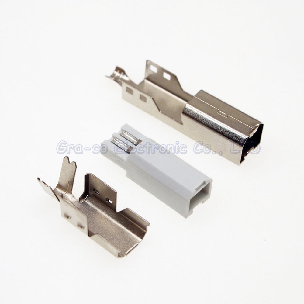 100set 3 in 1 MINI USB B TYPE Printer Male Plug MINI USB Port