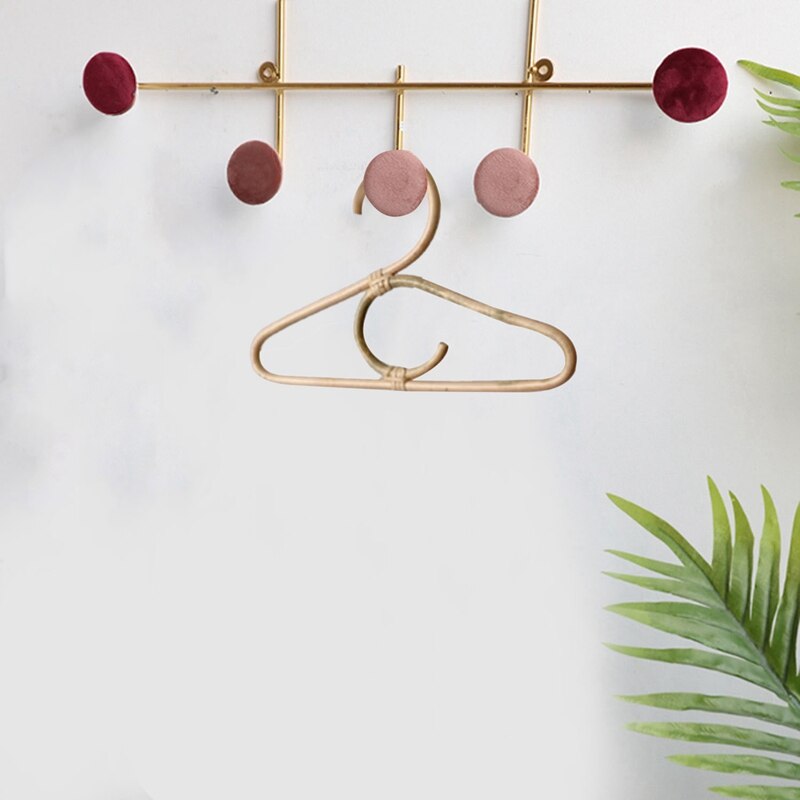 Cintre en rotin style enfants vêtements organisateur support enfants cintre décoration chambre enfants cintre pour vêtements