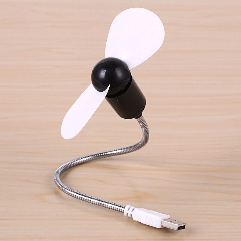 1pc Flexible Mini USB Cooling Fan Cooler For Laptop Phones Desktop PC Portable Low Noise Flexible Goose Neck Cooler Fan