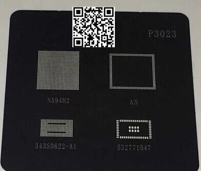 1pair/lot 1pcs for iphone 5 5G wifi module ic 339S0175 with 1pcs BGA reballing Solder template stencil