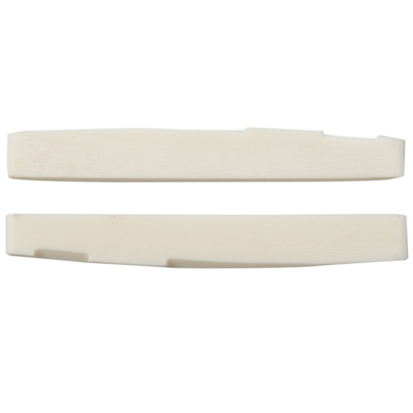 6 String Acoustic Bone Bridge Guitar Slotted Saddle Guitar Parts(Pack of 2)