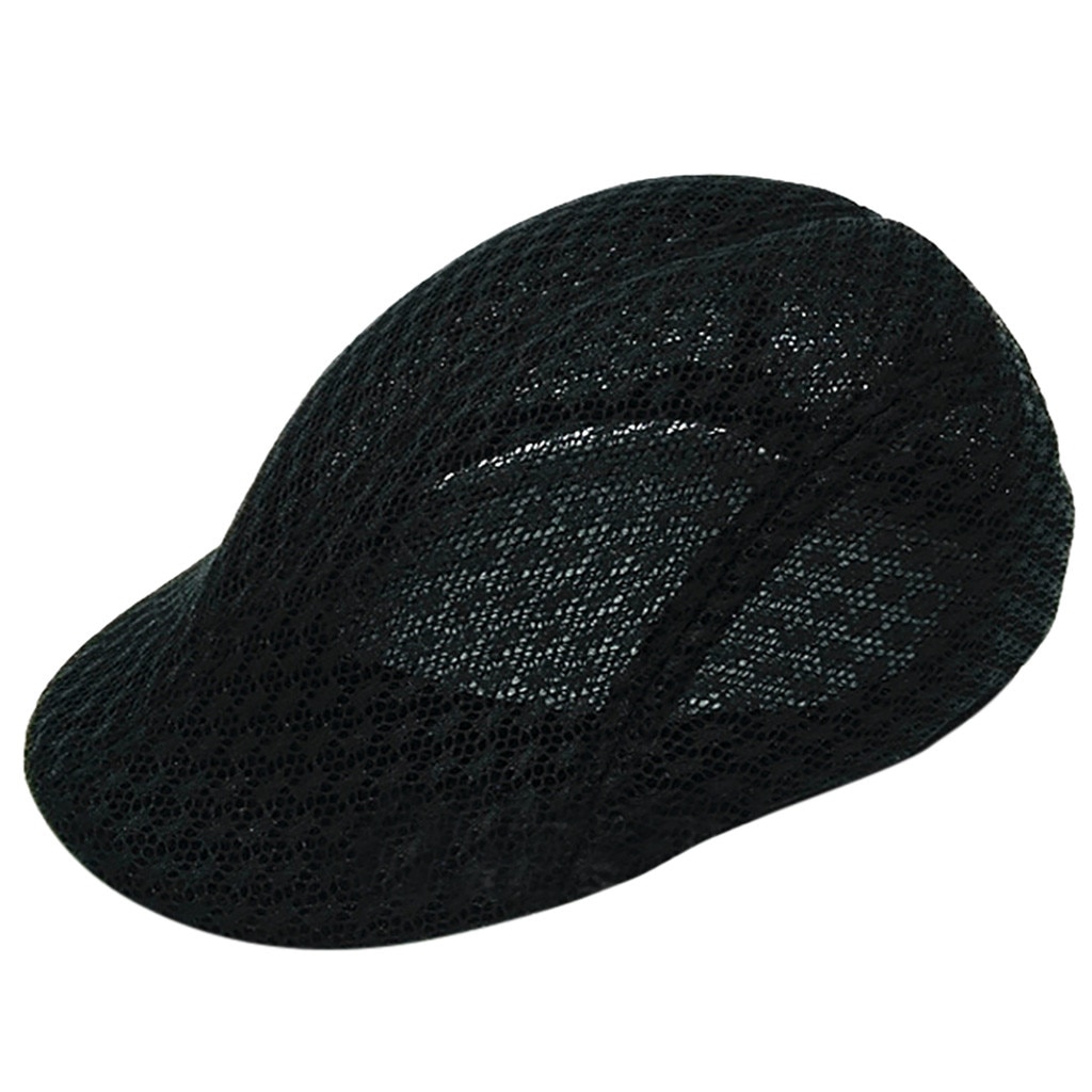 Gorros de lino para hombre y mujer, boinas de , sombrero con rejilla transpirable, cómodo, Otoño,