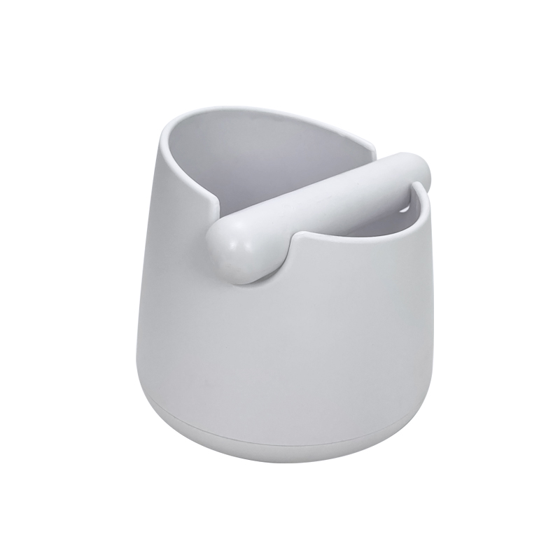 Koffie Klop Box Anti Slip Schokabsorberende Espresso Grind Grond Container Dump Afvalbak Thuis Cafe Accessoires Barista Gereedschap: Light Grey