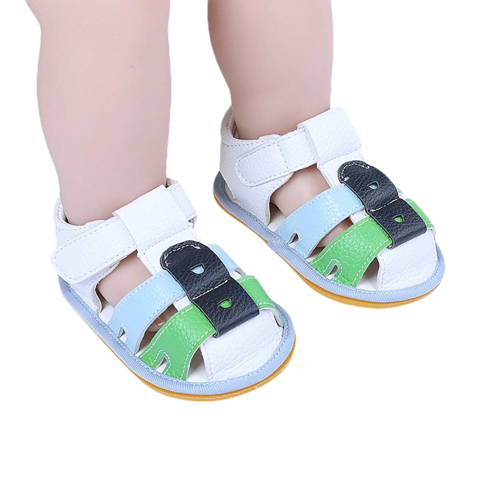 Pasgeboren Baby Sandalen Hollow Out Baby Jongens Meisjes Sandalen Klompen Schattige Kleine Kinderen Bandage Antislip Crib schoenen