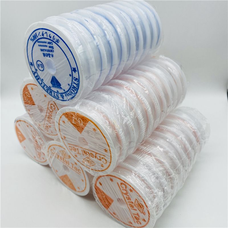0.4/0.5/0.6/0.7/0.8/1mm Elastic Crystal Cord Rubber Rope For Handmade Jewelry Making Accessories Bracelet Beading String Thread