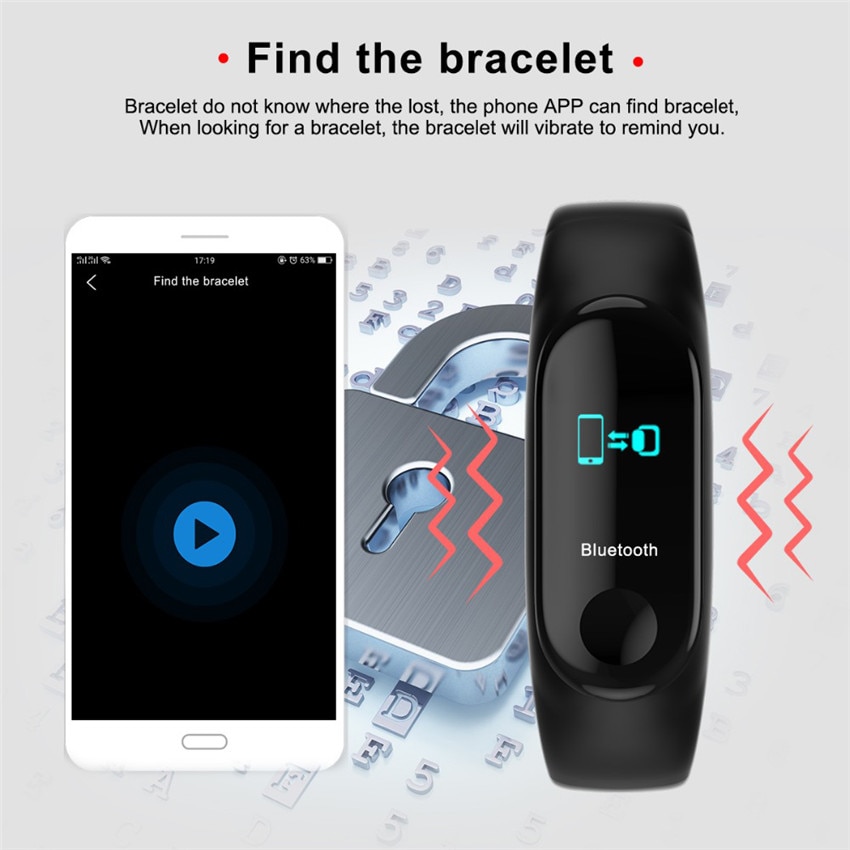 Pulsera inteligente PK Mi Band 5 y Bit 5, pulsera inteligente deportiva para IOS, Xiaomi y Honor, compatible con Mi Band 3/4 y Bit 5