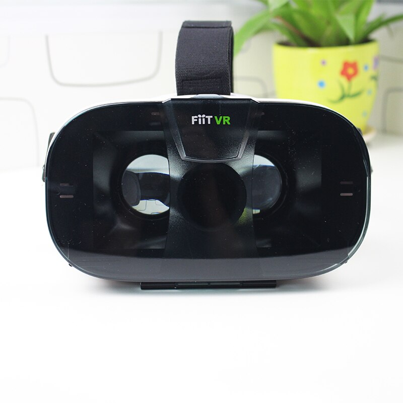 FIIT 2N VR Bril Headset 3D Doos Virtual Reality Bril Mobiele 3D Video Helm voor 4.0-6.5 Telefoon + smart Bluetooth Controller