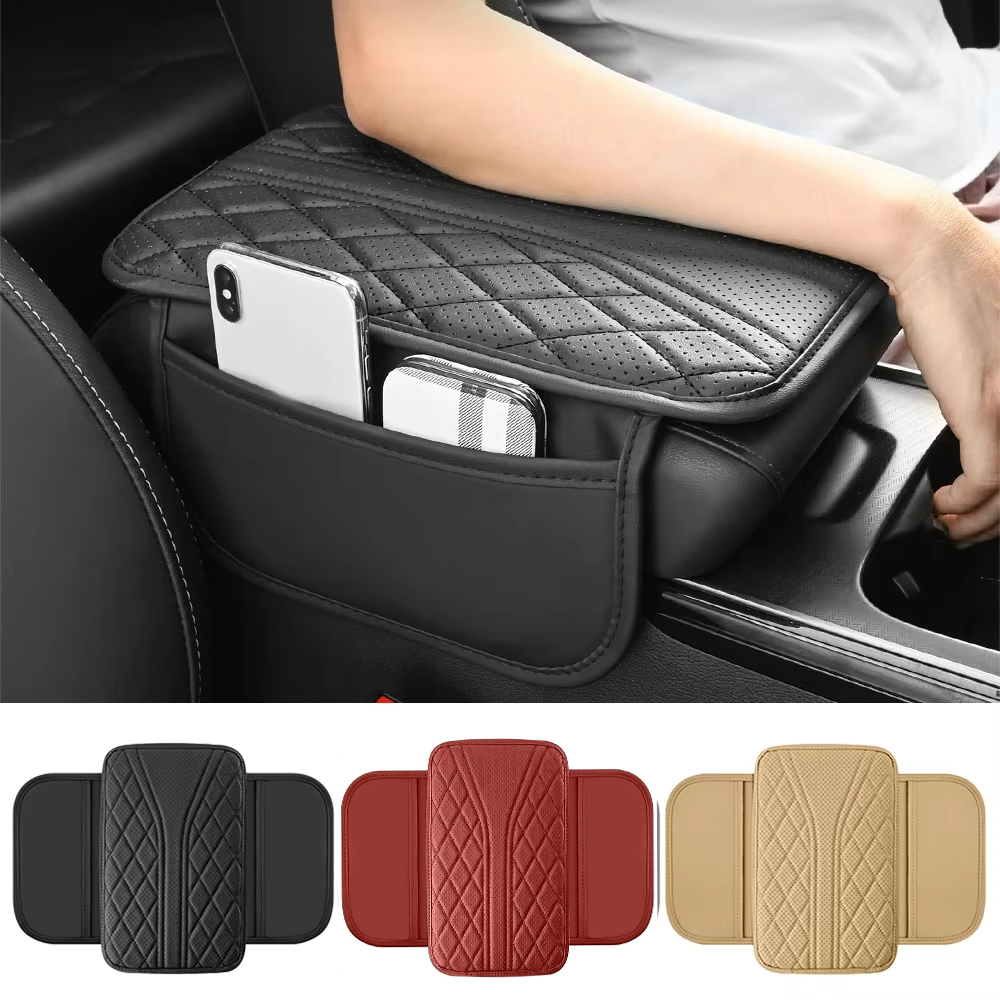 Auto middenconsolehoes, auto middenconsolepad, zachte middenconsoleverhogingspad voor auto en suv