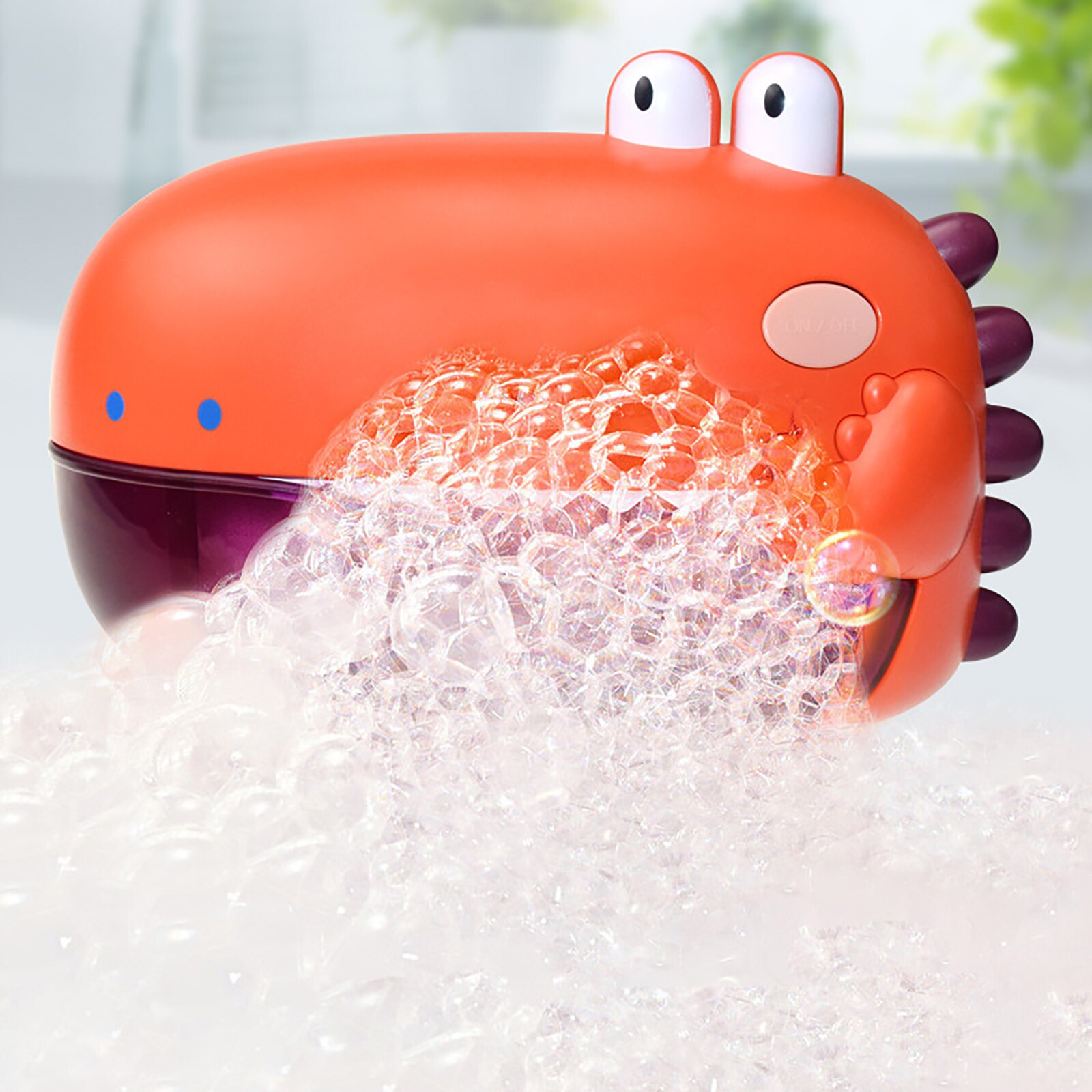 Dinosaurus Bubble Bad Machine Met Zuignap, Realistische Speaker Cartoon Vorm Elektrische Speelgoed