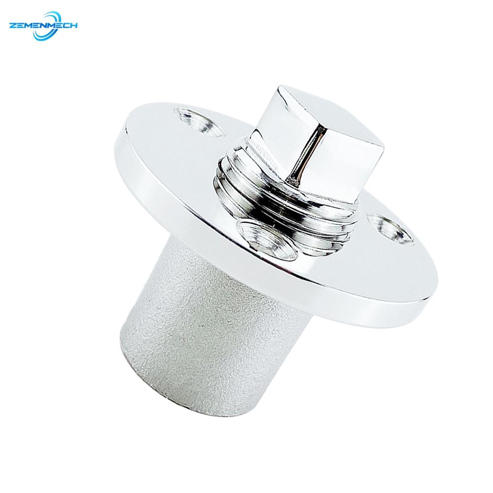 25mm 316 Stainless Steel Boat Garboard Drain Plug Bung Hole Drainage Marine Dinghy Transom Hardware Kayak Boat Accessories