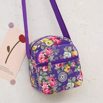 Moda estampas feminina compras mini bolsas! nice colorido floral gravando lady ombro & crossbody bolsas all-match casual transportadora: 1