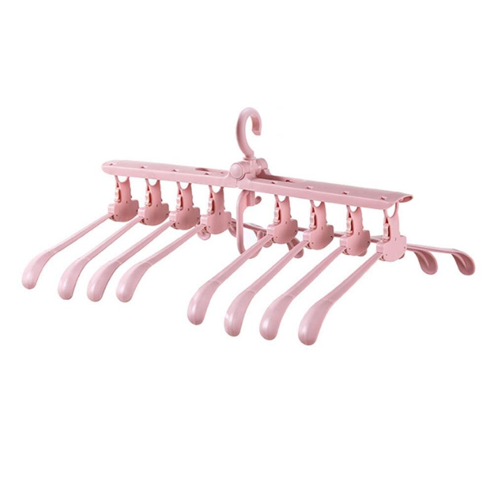 PP Hanger Drying Rack Retractable Multifunctional Folding Hanger Magic Hanger Clothes Stand Space Saver Adjustable Adults