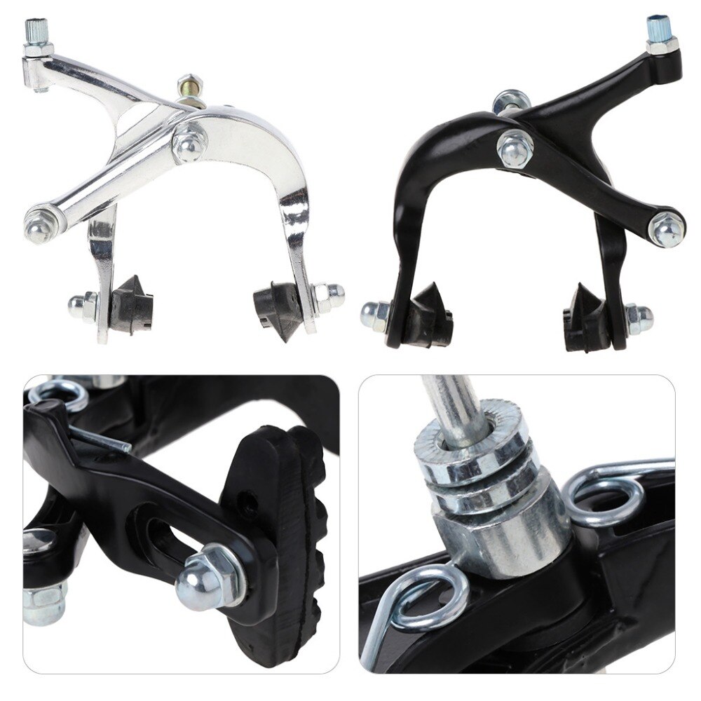 1 pc cykler bremsekaliber foran aluminiumslegering landevejscykel mtb lang arm anodiseret fast