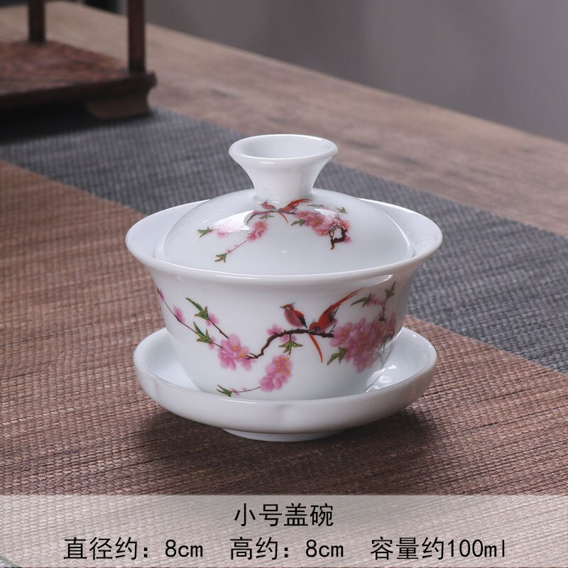 Jingdezhen Porcelain Tea Set Tureen and Bowls Set: 6