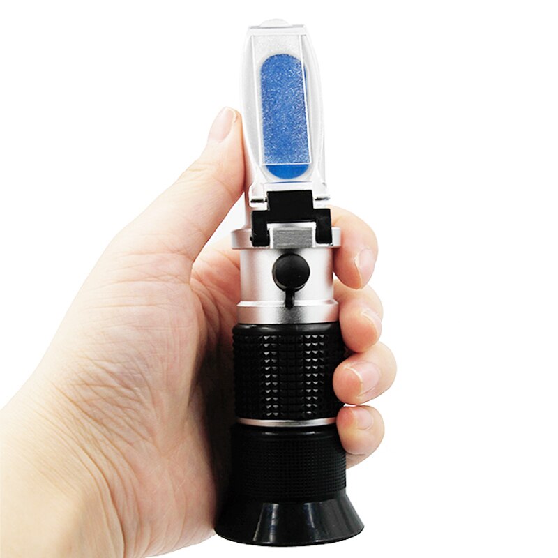 0-90% Brix Meter Handheld Honey Refractometers Juice liquids Tester Food Sugar Content Refractometer With ATC Measure Tool