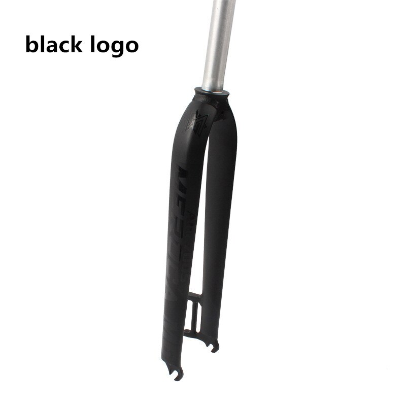 MEROCA Ultra Licht Harde Vork M6 26/27. 5/29 Inch Pure Schijfremmen MTB Mountainbike Fiets Voorvork EEN Kolom: black logo