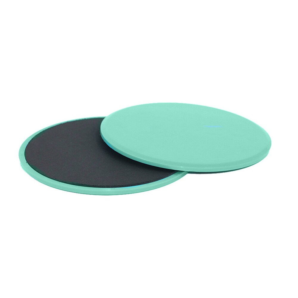 1pc Gym Exercise Sliding Gliding Disc Fitness Plate Yoga Balance Training Pad Coordinate Fitness Plate: Green