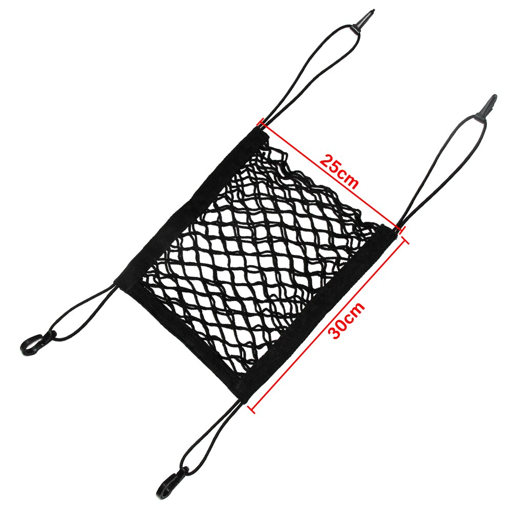 Car Interior Trunk Seat Back Elastic Mesh Net for jeep renegade wrangler jk compass dodge journey ram 1500 for chrysler 300c
