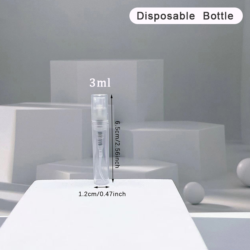 Mini botella de vidrio transparente para Perfume, frasco vacío para cosméticos, tubo de ensayo de muestra, viales de vidrio fino, 2ML, 3ML, 5ML, 10ML