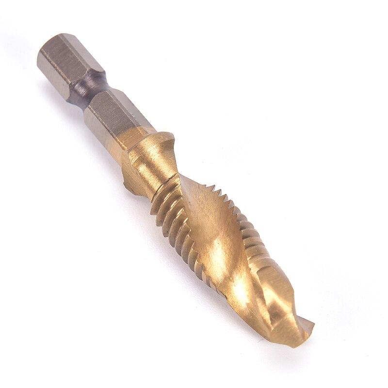 Draad M3 M4 M5 M6 M8 M10 Metaalbewerking Hex Shank Machine Kranen Kit Metric Plug Hand Tap Hss 6542 Schroef Spiraal Punt