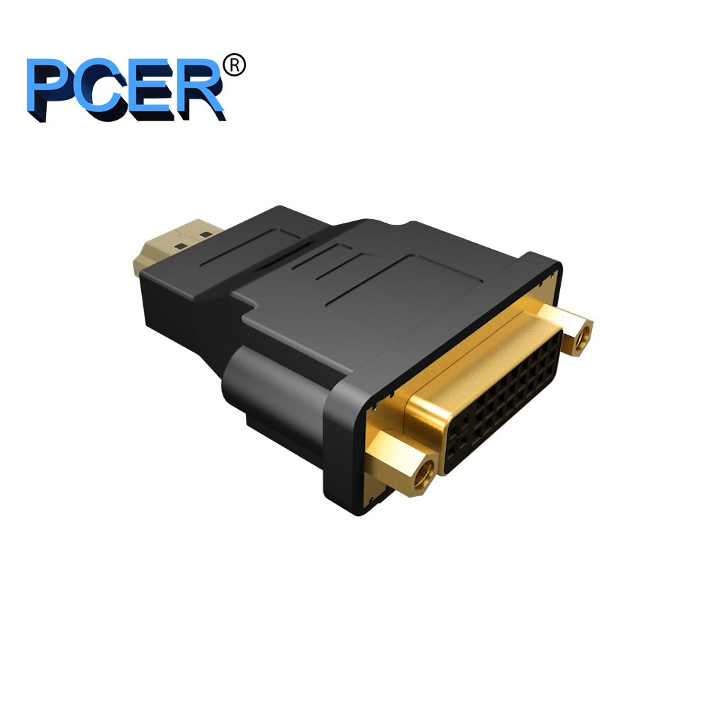 PCER Converter DVI Female to HDMI male 1920*1080P Support for Computer Display Screen projector tv DVI adapter HDMI adapter